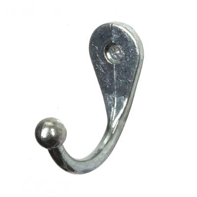 Cabide Simples Pequeno Metálico Niquelado Resistente à Oxidação Inox Vonder