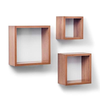 Nicho Kit com 3 Nichos 3 Prateleiras MDP Mel Bemfixa