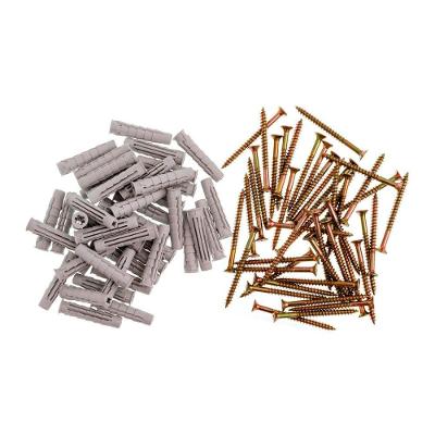 Parafuso com Bucha Universal 10MM 50 Unidades Inox Bivolt Bemfixa