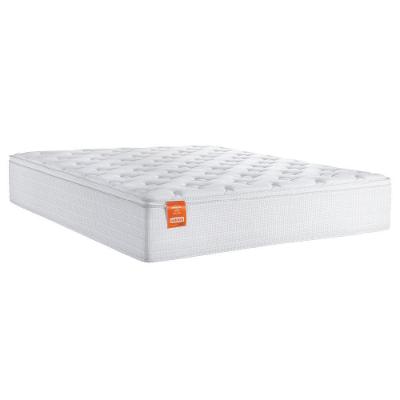 Colchão Casal Queen Molas Ensacadas Real Pillow Top 158x198x27cm Branco Inducol Até 130kg P Pessoa
