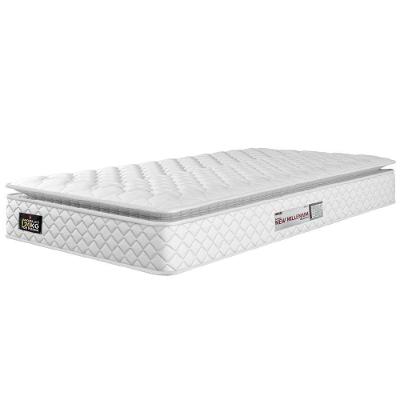 Colchão Solteiro Espuma D33 Pillow Top New Millenium 88x188x19cm Branco Hellen - Suporta Até 120 Kg Por Pessoa Branco