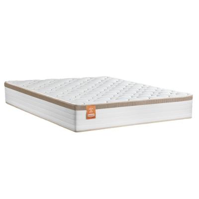 Colchão Casal King Molas Ensacadas Real Branco / Bege