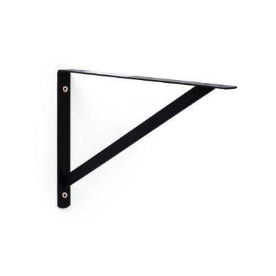 Kit 4x Suporte para Prateleira Mão Francesa Reforçado Preto Bemfixa 30CM