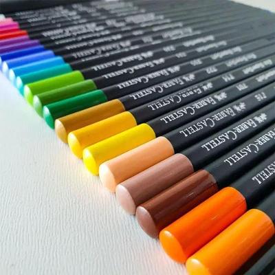 Lápis de Cor Faber-Castell Supersoft Suaves Pastel com 12 Cores 210745 Estojo com 12 Unidades
