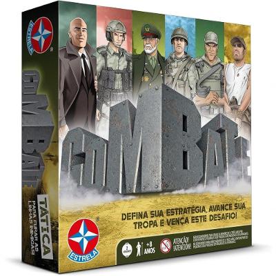 Jogo Combate 1630 Estratégico com Peças em Plástico Branco Estrela
