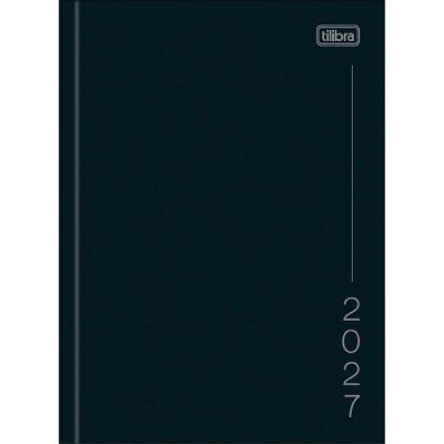 Agenda Tilibra Pepper Costurada Diaria 12,3X16,6CM 1 Unidade Preta