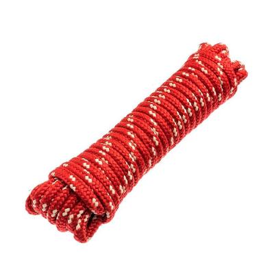 Corda Poliéster 10MM Vermelha Meada 10 Metros com Resistência UV Bemfixa 10M