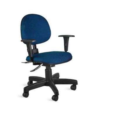 Cadeira de Escritório Executiva Nr-17 Back System Tecido Base Giratória Azul
