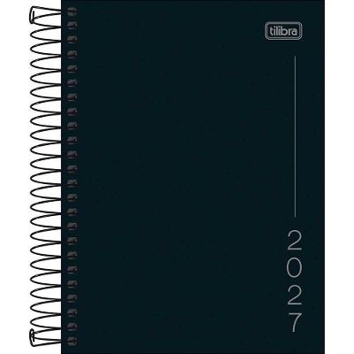 Agenda Tilibra Pepper Espiral Diaria 11,7X16,4CM 1 Unidade Preta