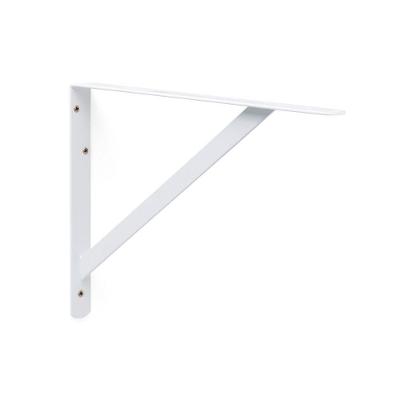 Suporte para Prateleira Mão Francesa Reforçado em Aço Branco Bemfixa 40CM