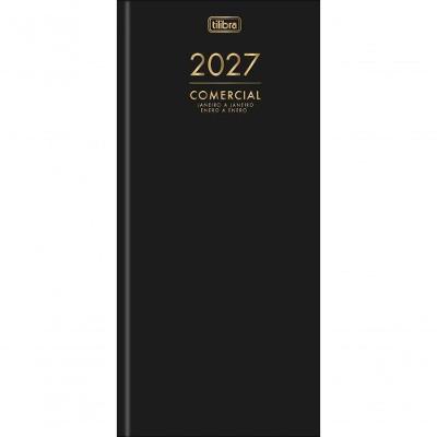 Agenda Executiva Tilibra Comercial Costurada Diaria 12,3X27,5CM