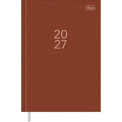 Agenda Executiva Tilibra Milano Costurada 13,4X19,2CM 1 Unidade Cinza
