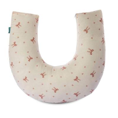 Almofada de Amamentação Baby Percal 200 Fios Algodão - Apoio com Enchimento em Silicone e Zíper