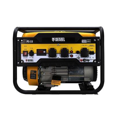 Gerador a Gasolina PS-33 3KW 4HP Bivolt Sistema AVR Tanque 15L Denzel