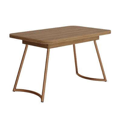 Mesa de Jantar Toscana 4 Lugares Retangular MDP Amadeirado Móveis Carraro