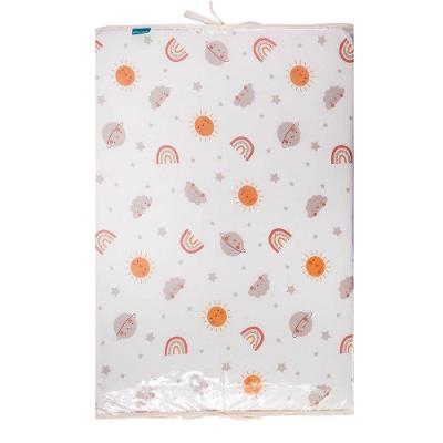 Trocador de Quarto Baby Sunshine com Tecido Percal 200 Fios 100% Algodão Branco Dona Zeze