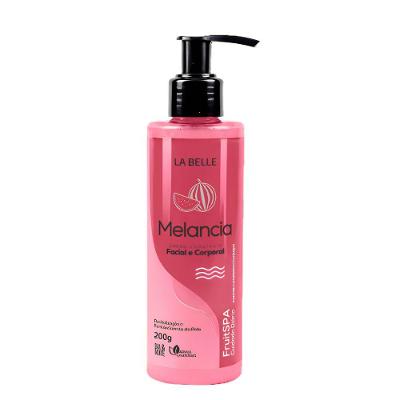 Hidratante Facial e Corporal Melancia Rosa 200G La Belle Textura Leve Rapida Absorcao