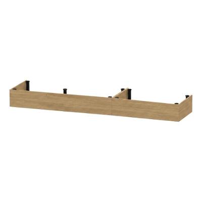 Kit Rodapés para Balcão de Cozinha Veneza 190CM MDP Amadeirado Multimóveis