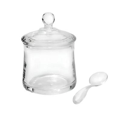 Porta Condimentos CP15003 em Acrílico com Colher Dosadora para Cozinha Transparente Uny Home 200ML