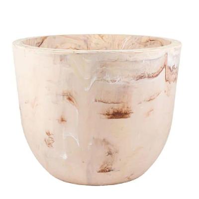 Vaso Concept Redondo 18,5CM Polipropileno Fosco Bege Japi 2,5L