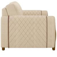 Kit Sofá 02 Lugares 168Cm Com 02 Poltronas Flora M03 Bege - 2