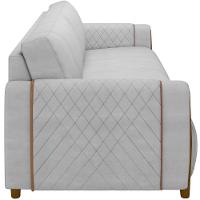 Kit Sofá 02 Lugares 168Cm Com 02 Poltronas M03 Cinza - 7