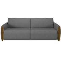 Kit Sofá 03 Lugares 223Cm Com 02 Poltronas Flora M03 Chumbo - 7