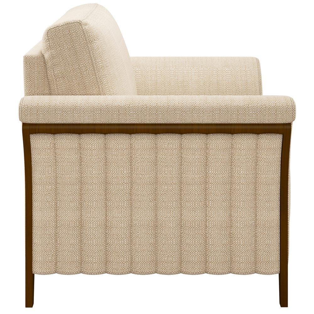 Kit Sofá 03 Lugares 222Cm Com 02 Poltronas M03 Bege - 9