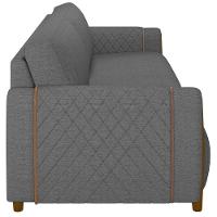 Kit Sofá 2 Lugares 168Cm Com Poltrona Flora M03 Chumbo - 5