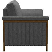 Kit Sofá 02 Lugares 162Cm Com 02 Poltronas M03 Chumbo - 5