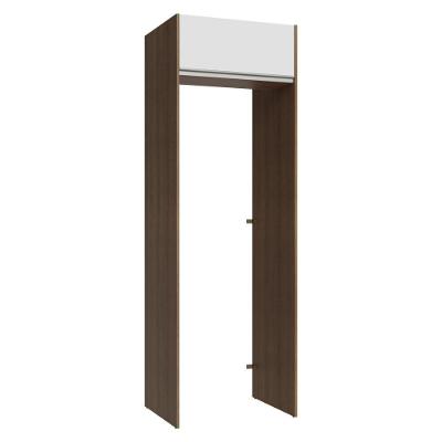 Porta-geladeira 73 Cm 1 Porta Basculante Rustic/branco Glamy Madesa Rustic/branco