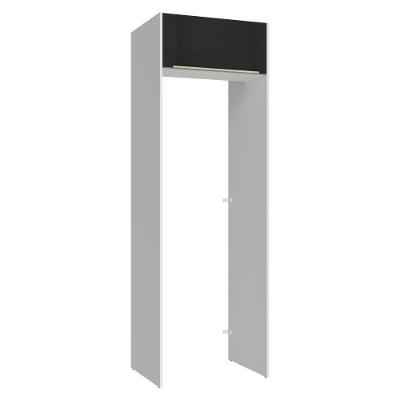 Porta-geladeira 73 Cm 1 Porta Basculante Branco/preto Lux Madesa Branco/preto
