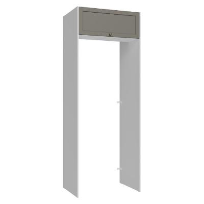 Porta-geladeira 83 Cm 1 Porta Basculante Branco/cinza Vik Madesa Branco/cinza