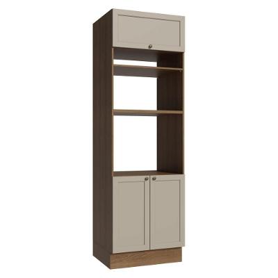 Torre Quente 70 Cm 3 Portas Rustic-crema Vik Madesa Rustic-crema