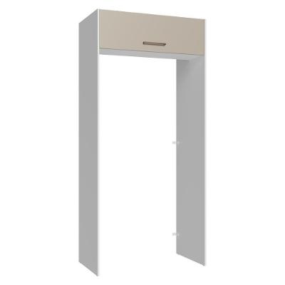Porta-geladeira 103 Cm 1 Porta Basculante Branco/crema Agata Madesa Branco/crema
