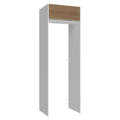 Porta-geladeira 73 Cm 1 Porta Basculante Branco/rustic Glamy Madesa Branco/rustic