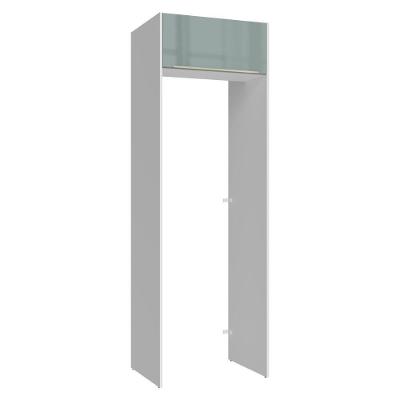 Porta-geladeira 73 Cm 1 Porta Basculante Branco/cinza Lux Madesa Branco/cinza