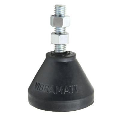 Amortecedor Vibramatt Extra-mini 1-4" 70KG Aço Estampado Bivolt