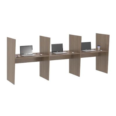 Mesa De Atendimento 3 Lugar Iron Affara