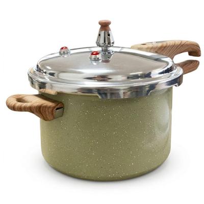 Panela de Pressão Max Chef Wood Alumínio Cerâmico Antiaderente 4,2L Verde Fratelli