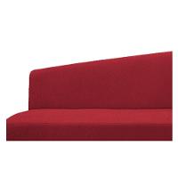 Recamier 185Cm Lado Esquerdo Suede Vermelho - 3