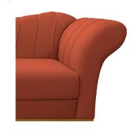 Recamier 140Cm Lado Esquerdo Suede Terracota - 2