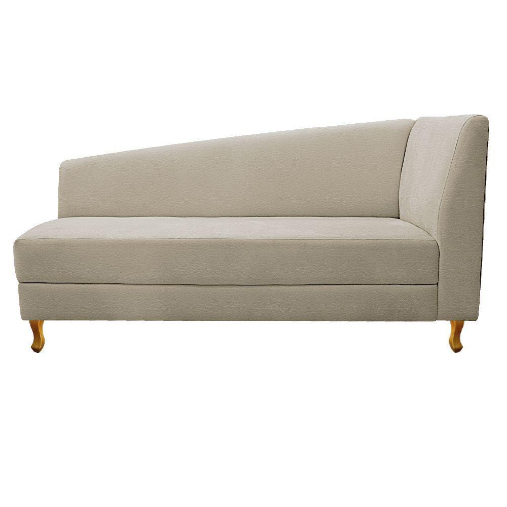 Recamier 185Cm Lado Esquerdo Corano Bege - 7