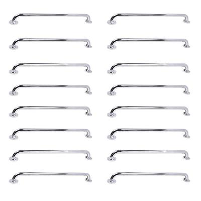 Barra de Apoio BSL3418 Resistente Aço Inox Kit 16 Unidades Braslu