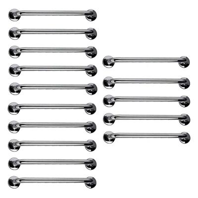 Barra de Apoio BSL3019 Alta Resistência Fixação com Parafusos Inox Ideal Importados Kit 15 Unidades