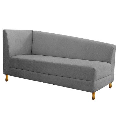 Recamier 160Cm Lado Direito Suede Cinza