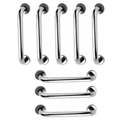 Alça de Apoio BSL3018 Alta Qualidade Aço Inox Kit 8 Ideal Importados