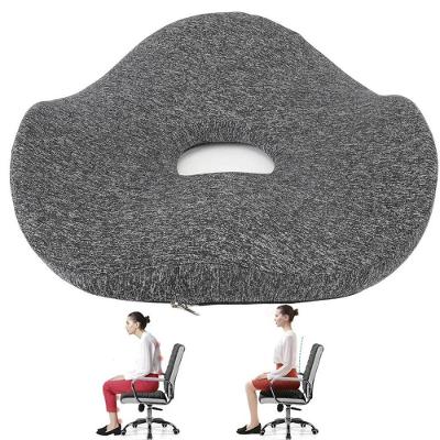 Almofada Ortopédica BSL3761 com Suporte Lombar e Coccix Cinza Economia Solar 40CM