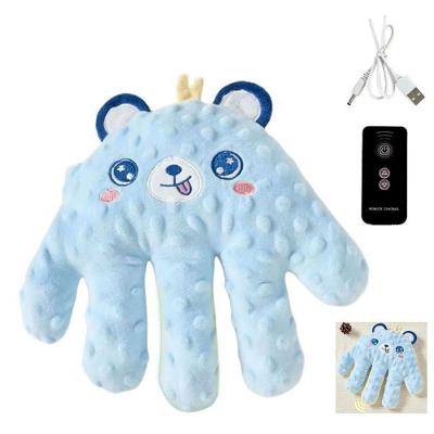 Almofada BSL3873 Simula Toque dos Pais Azul Braslu 24CM com Controle Remoto e Cabo USB