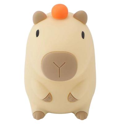 Abajur BSL3797 Touch Muda Cor Recarregável USB Bege Ideal Importados